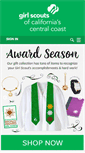 Mobile Screenshot of girlscoutsccc.org
